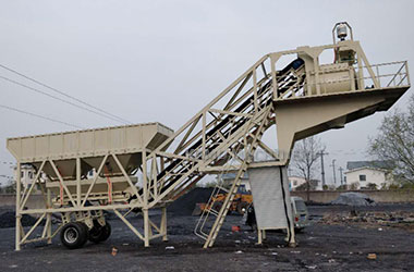 New Mobile Concrete Mixing Plant is More Convenient and Faster