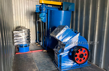 Hammer Crusher and Iron Remover etc. export to HONGKONG in September, 2021