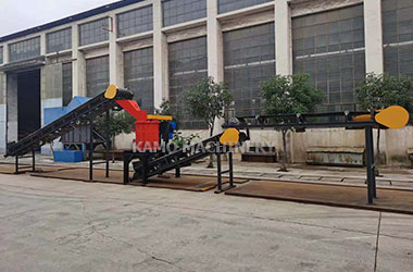 Waste cans crushing and sorting production line recycling pure aluminum iron