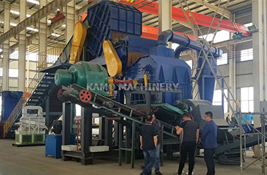 Metal cans crushing production line, a good helper for resource recovery