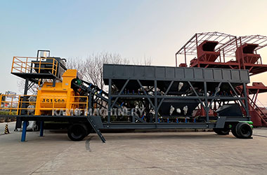 Mobile concrete batching plant, anytime, anywhere, easy production