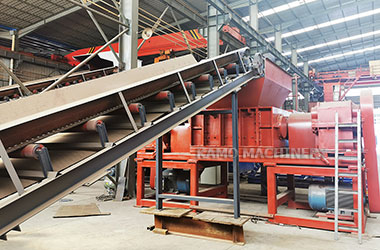 Metal briquette shredder, easily solve the problem of metal waste