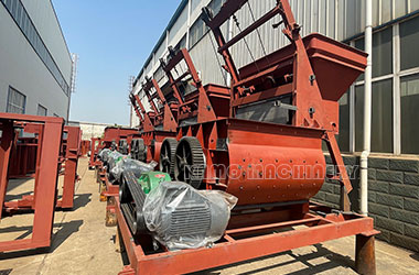 JS750 concrete mixer mass production boosts efficient construction projects