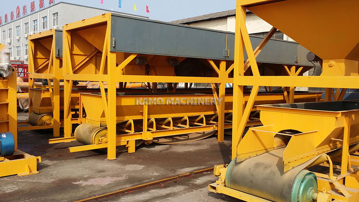 Belt weighing batching machine