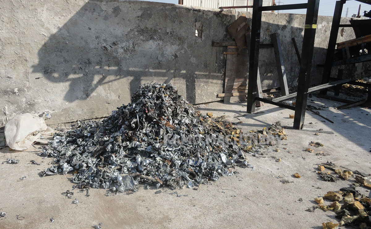 material after crushing