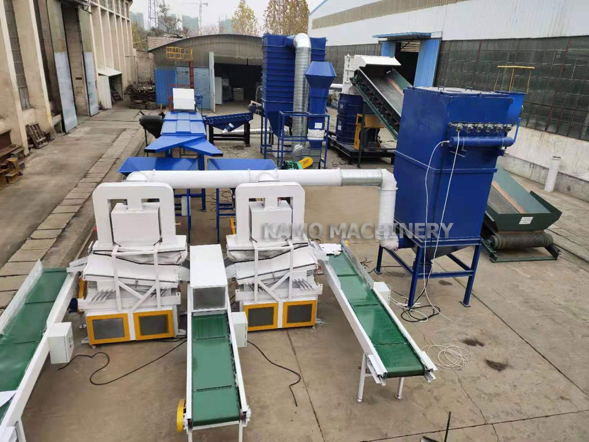 intelligent shredding production line