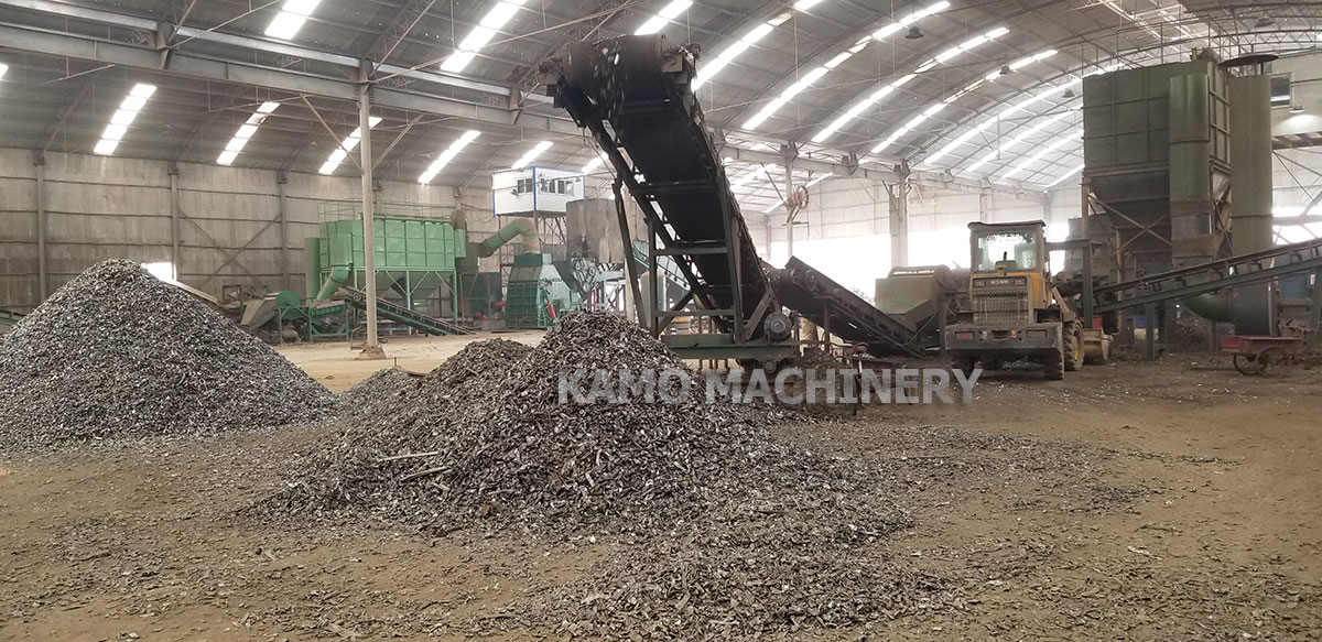 metal crushing production line