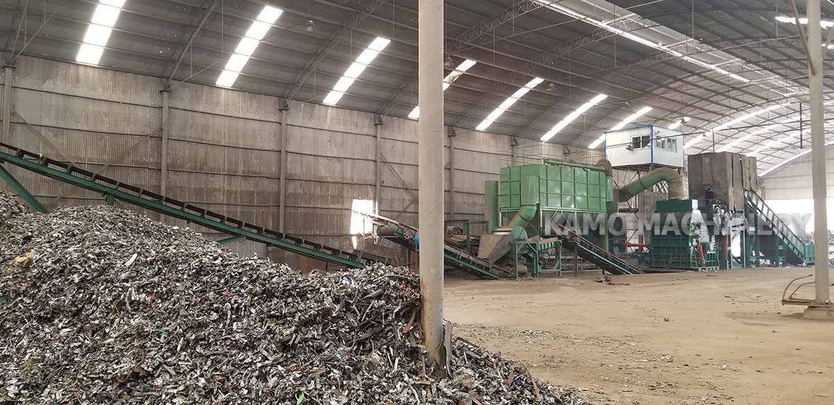 metal crushing production line