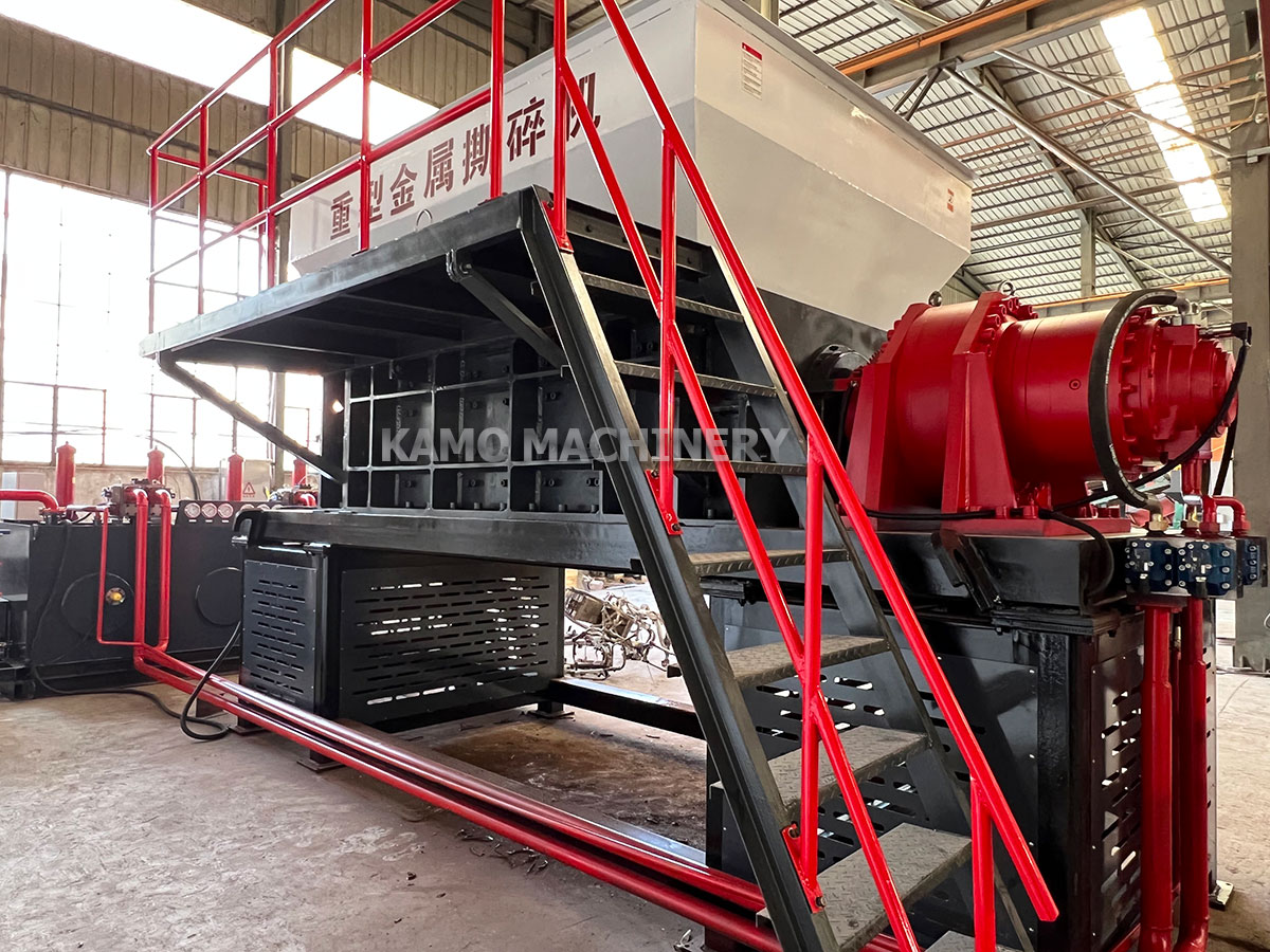 hydraulic metal shredder