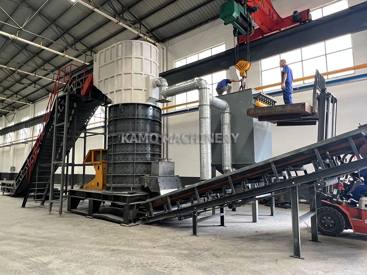 vertical hammer mill shredder