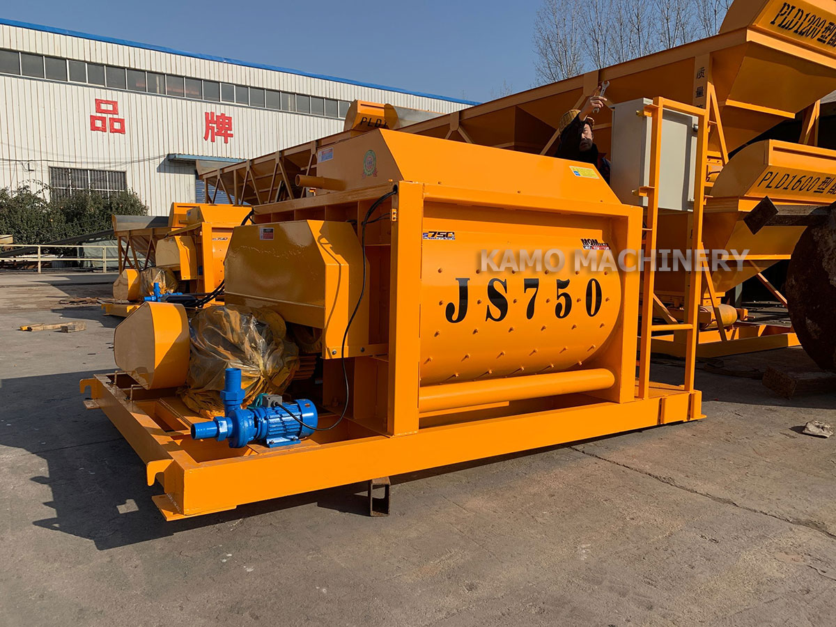 js750 concrete mixer