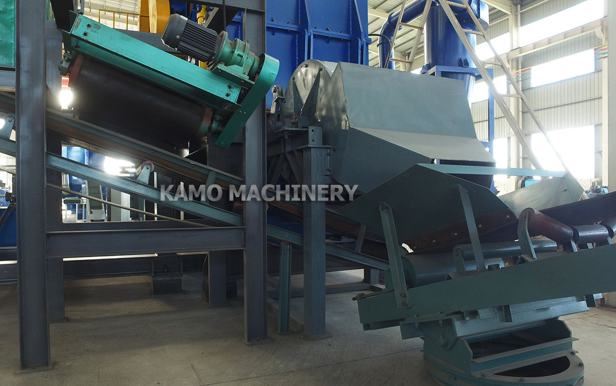 metal cans crushing production line