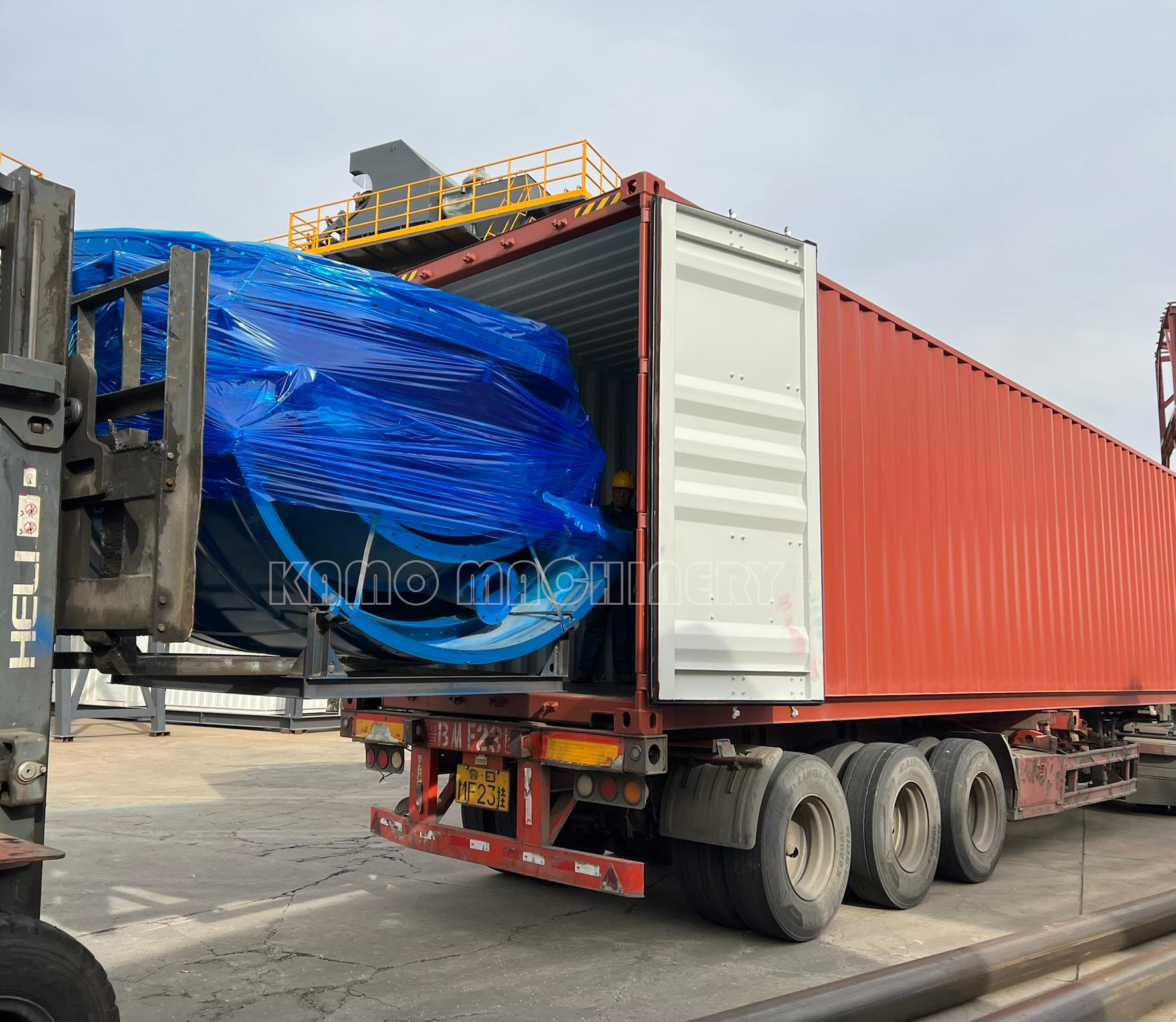 The first shipment after the Spring Festival: HZS50 concrete batching plant was shipped successfully(图2)